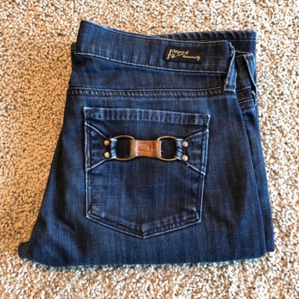 Citizens of Humanity dark wash boot cut jeans